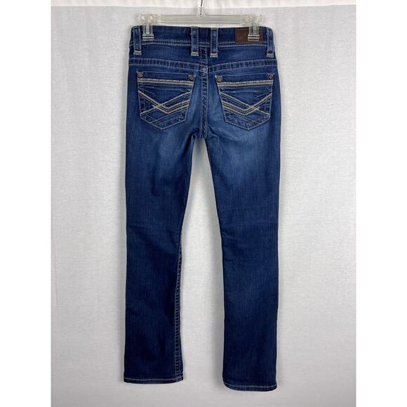 BKE Denim Jeans Bundle Payton Low Rise Boot Cut Dark Biker Fairy Grunge Edgy Y2K - Picture 7 of 9
